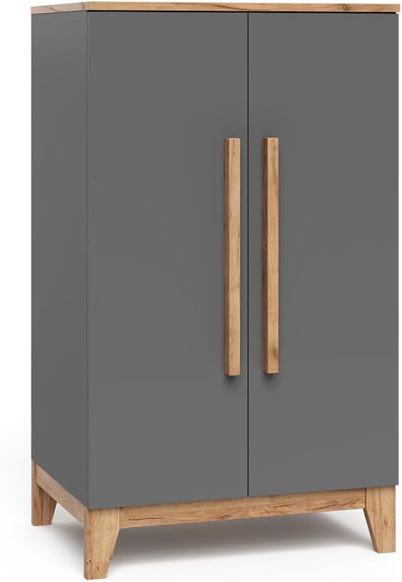 Armadio VitaliSpa, Grigio, 70 × 120 cm