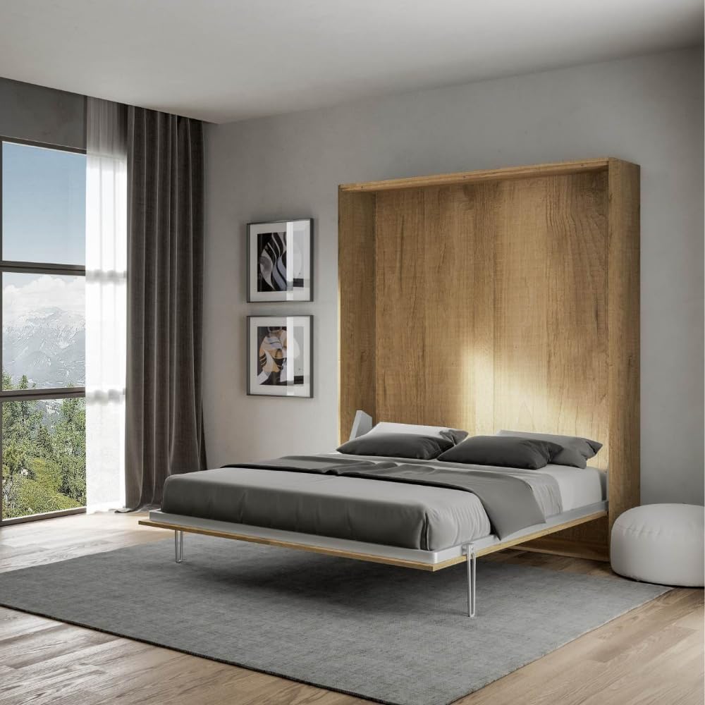 Letto IMAGO FACTORY, matrimoniale, 160 × 190 cm, pieghevole, con rete a doghe, per camera da letto