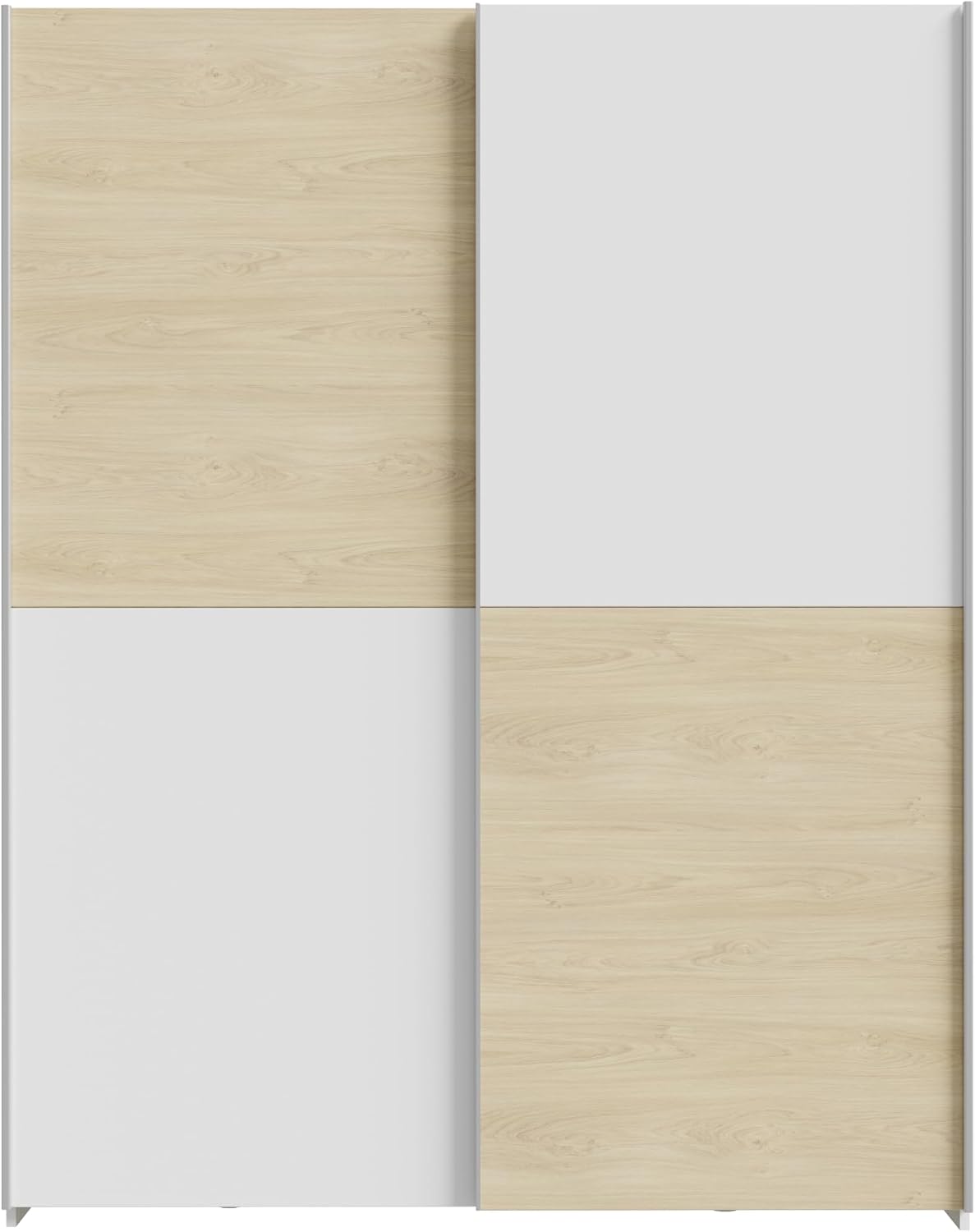 AVANTI TRENDSTORE Armadio, 150,1 × 190,5 × 61,2 cm, legno, con ante scorrevoli