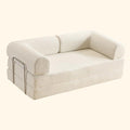 Divano letto zenggp, king size, materasso incluso, velluto, trasformabile, con funzione letto, pieghevole, per soggiorno