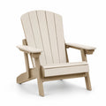 Sedia Adirondack in Plastica Beige