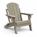 Sedia Adirondack in legno composito beige