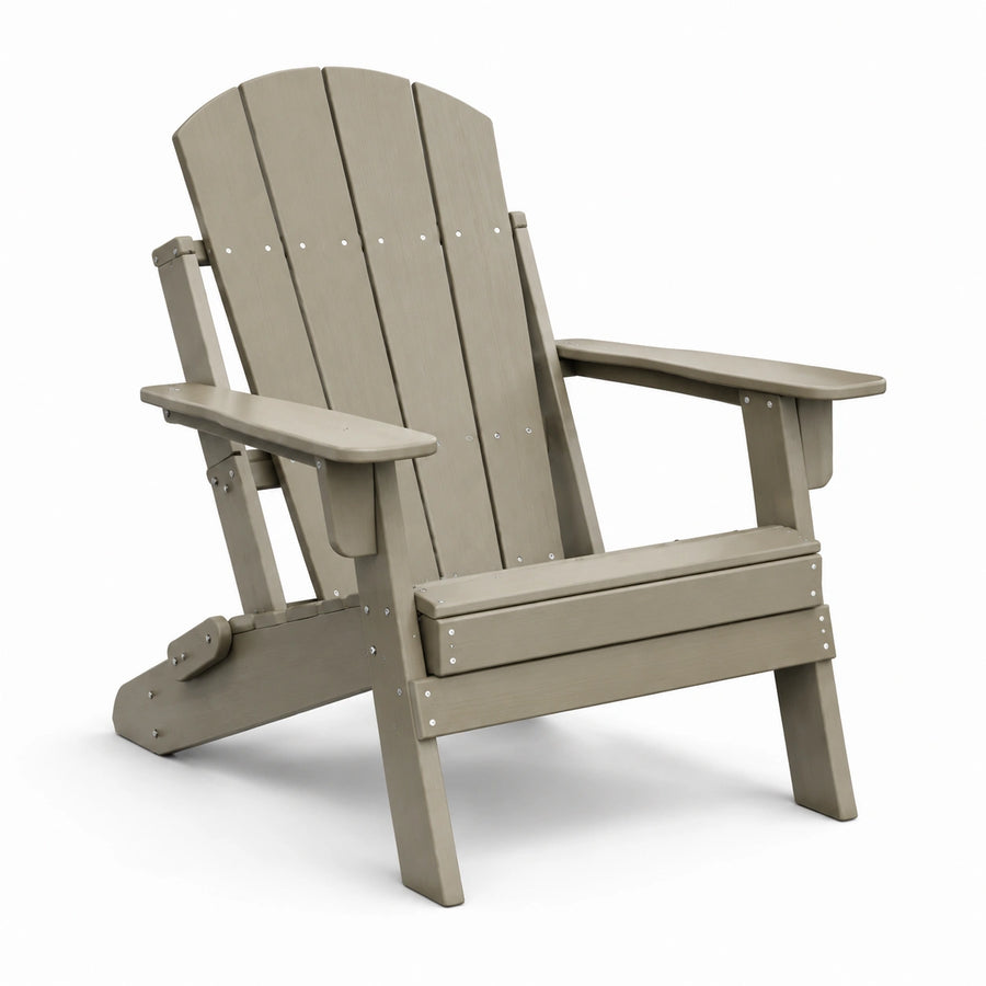 Sedia Adirondack in legno composito beige