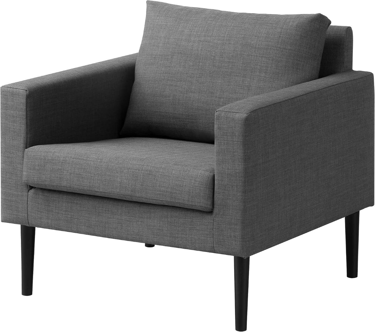 Poltrona Ikea, 73 × 74 × 70 cm, Grigio, per soggiorno