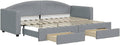Divano letto vidaXL, 80 × 200cm, tessuto, Grigio chiaro, con funzione letto, per soggiorno