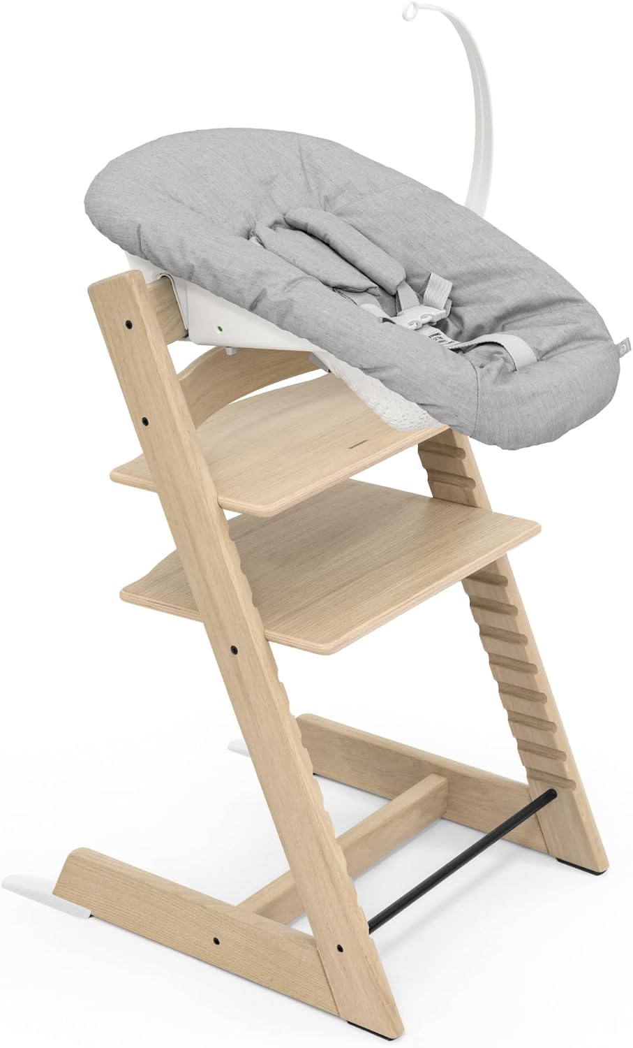 Sedia Stokke, Rovere/Naturale/Grigio