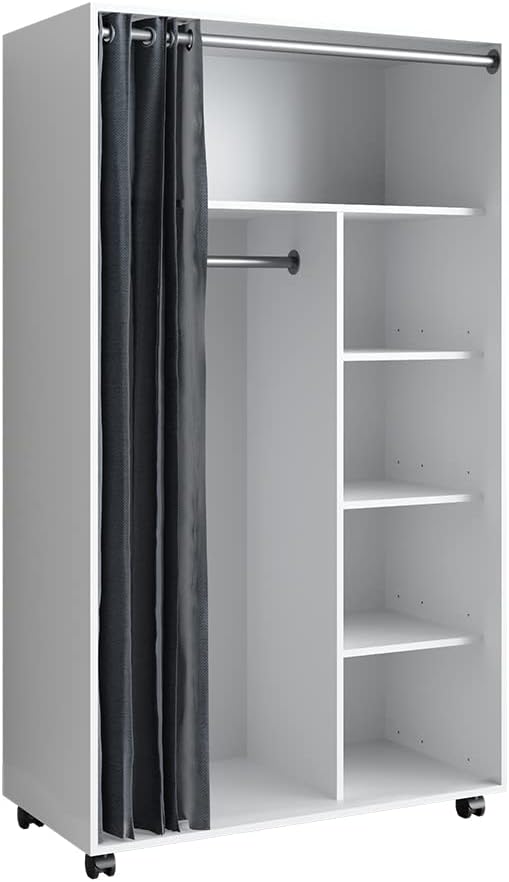 Armadio Vicco, 100 × 168 cm, Bianco