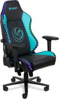 Sedia gaming NACON PCCH-800PRGB, con braccioli, per ufficio, Sedia Gaming Pro PCCH-800PRGB Ergonomica