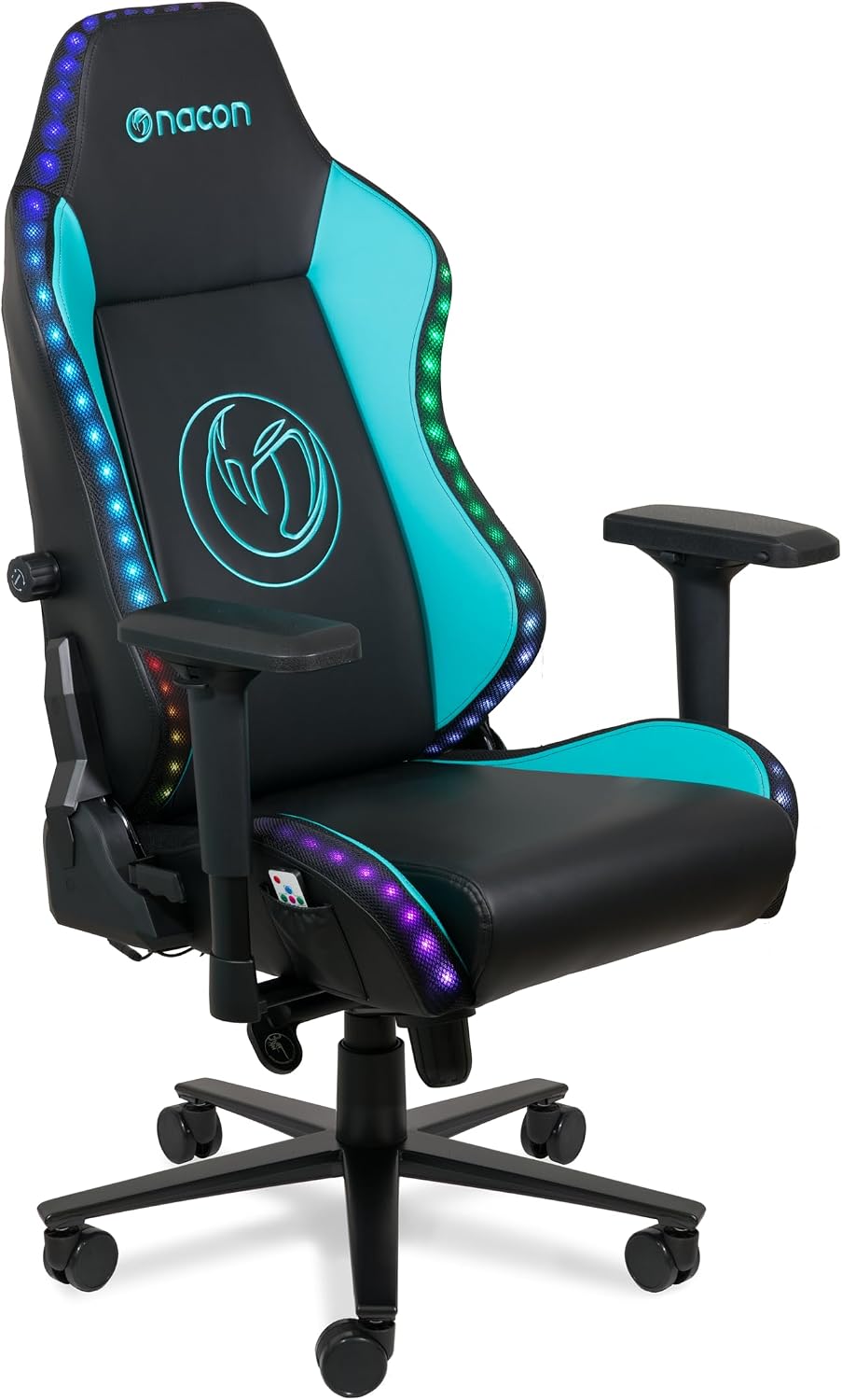 Sedia gaming NACON PCCH-800PRGB, con braccioli, per ufficio, Sedia Gaming Pro PCCH-800PRGB Ergonomica
