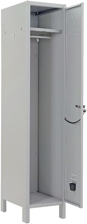 Armadio eacommerce, 36 × 35 × 180 cm, metallo, Grigio