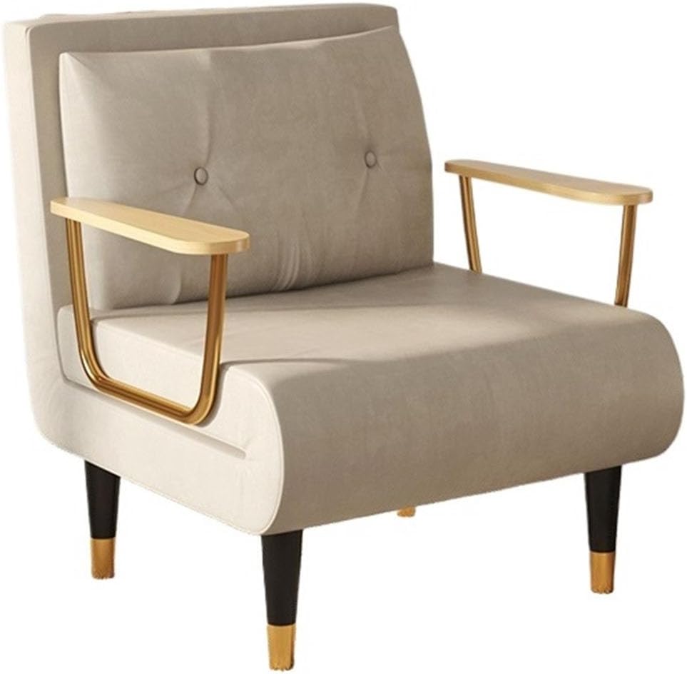 Divano letto ZYYANSHOP, metallo, Bianco, trasformabile, reclinabile, regolabile, pieghevole, per soggiorno