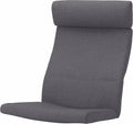 Poltrona Ikea POÄNG, tessuto, Grigio scuro, per soggiorno