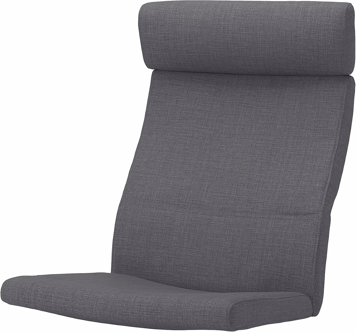 Poltrona Ikea POÄNG, tessuto, Grigio scuro, per soggiorno