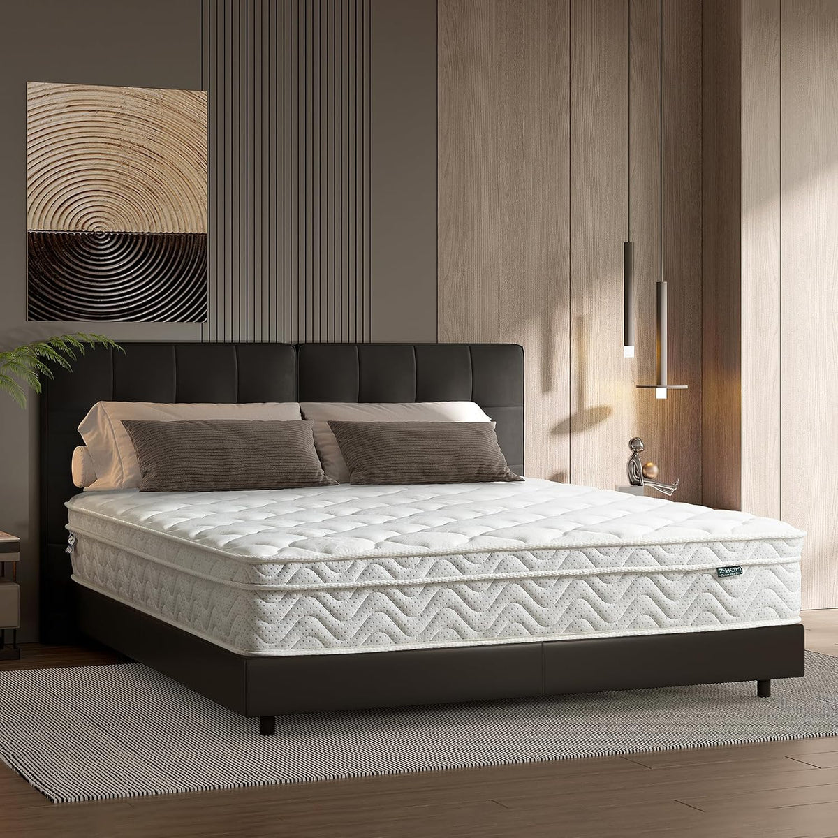 Materasso Z-hom, 160 × 200 cm, matrimoniale, ergonomico, per camera da letto