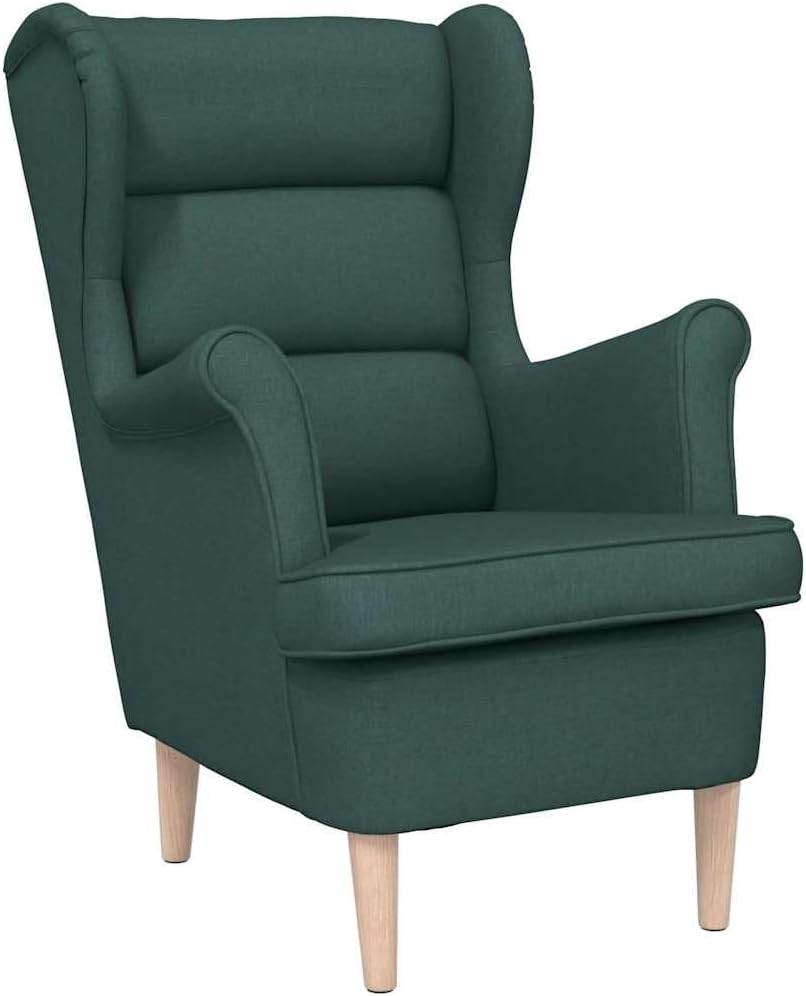 Poltrona vidaXL, 74 × 84 × 100 cm, tessuto, Verde, per soggiorno