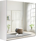 Composad Armadio, 2 ante, 250 × 223 × 67 cm, Bianco, legno, con ante scorrevoli, per camera da letto