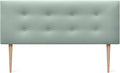 Testiera DHOME, 160 × 105cm, tessuto, similpelle, Verde