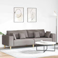 Divano angolare Suixtil, 250 × 77 × 76 cm, tessuto, Grigio scuro, con braccioli, sfoderabile, per soggiorno