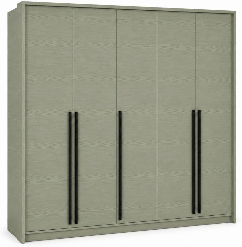 Armadio guardaroba 3E 3xE living.com, 255 × 217,2 × 65 cm, per camera da letto