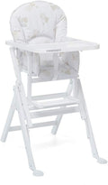 Seggiolone Foppapedretti, 70 × 18 × 54 cm, legno, Bianco, regolabile, con poggiapiedi