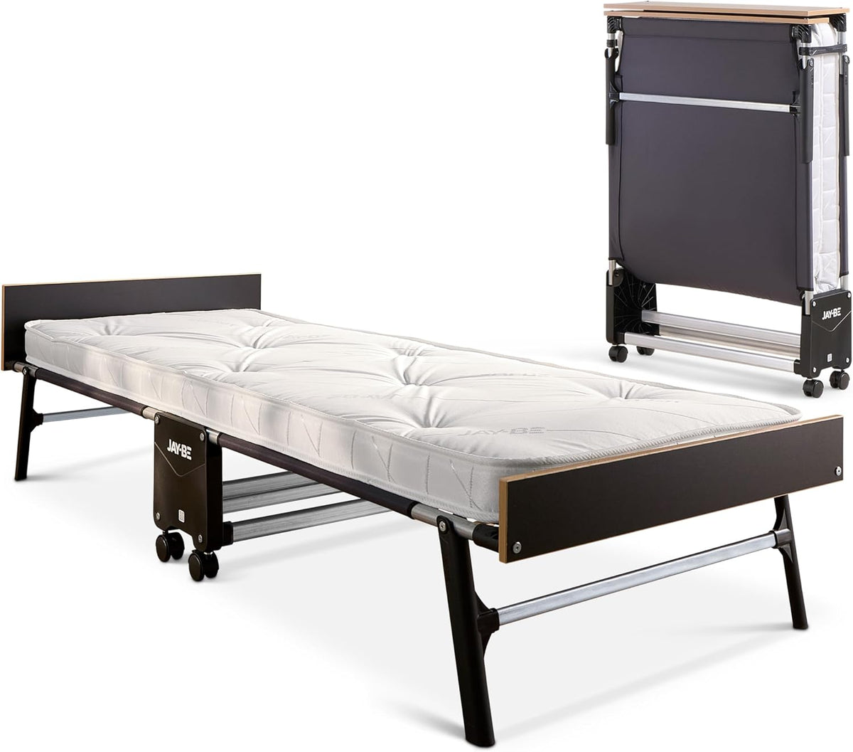 Letto JAY-BE GP80, singolo, legno, pieghevole, con ruote, per camera da letto