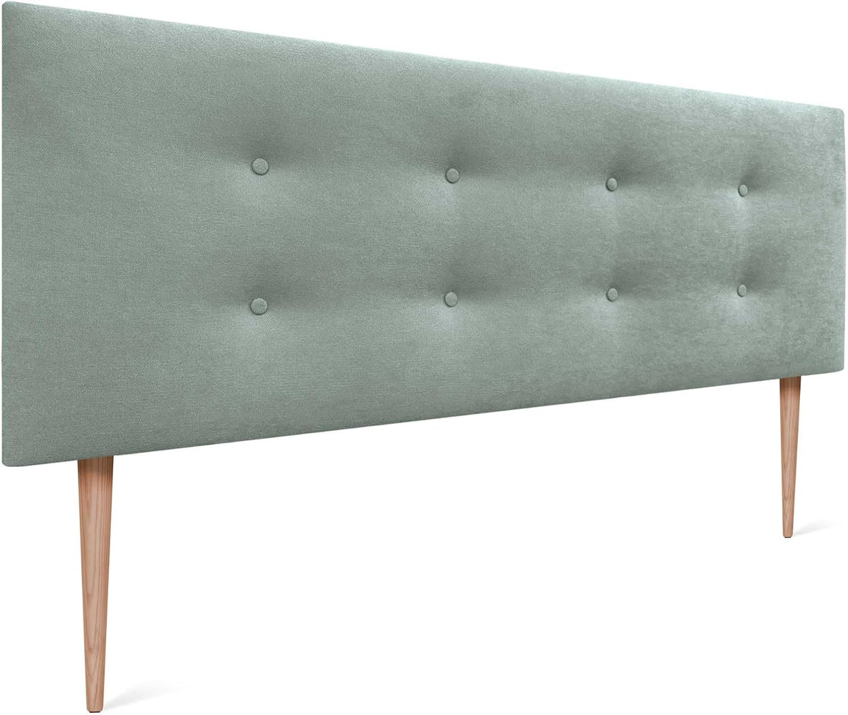 DHOME Testiera, 135 × 105cm, Verde, tessuto, similpelle