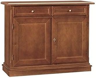 Credenza EsteaMobili, 2 ante, legno massello, per soggiorno, 121044811510